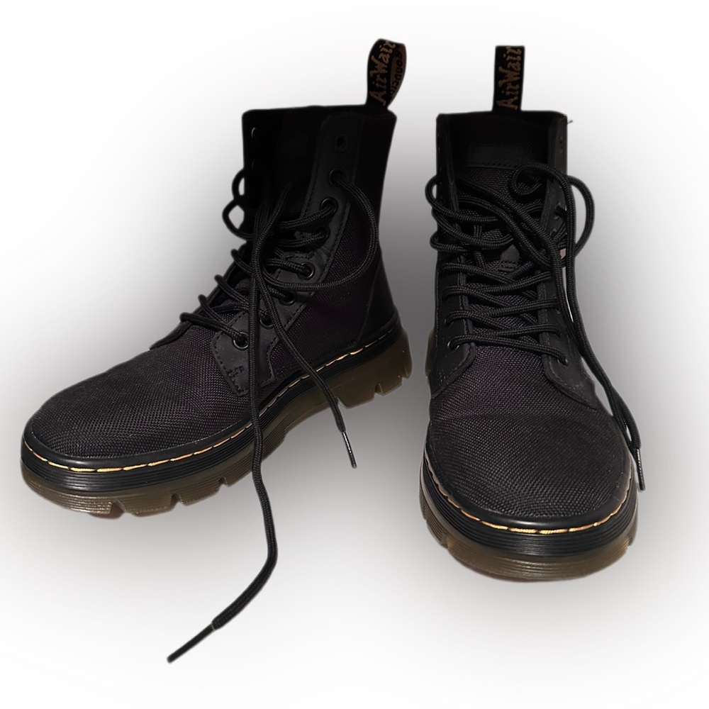 LIKE NEW Dr. Martens Black Poly Combs Casual Boots